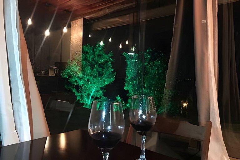 Chalé Mirante com vista panorâmica para casais e famílias