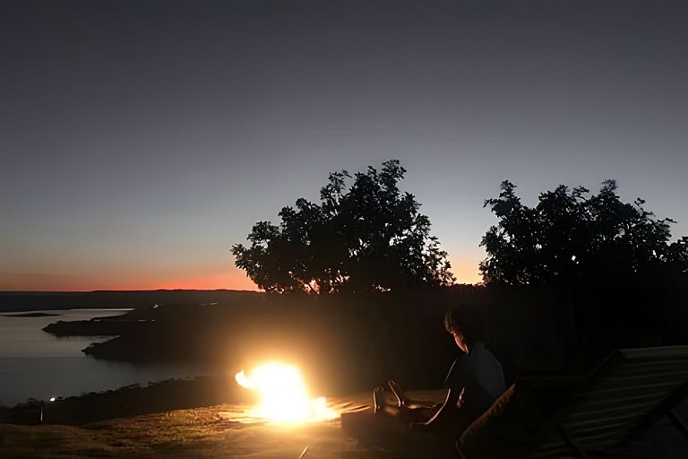 Chalé Mirante com vista panorâmica para casais e famílias