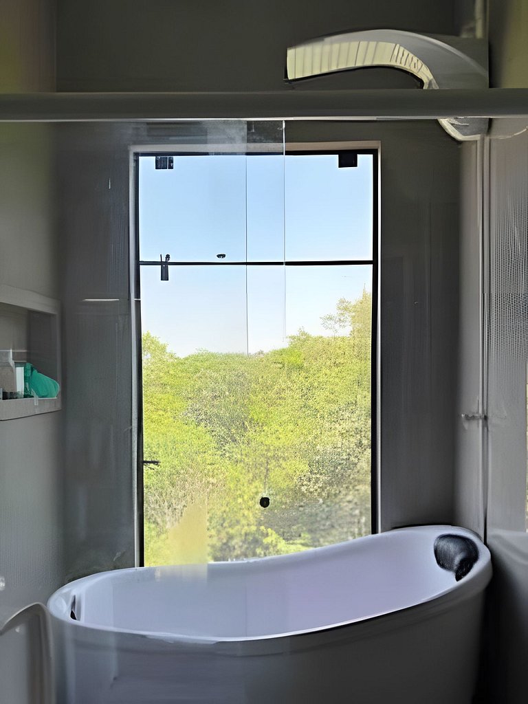 Chalé Recanto — cabana A-frame próxima ao lago com ofurô e c