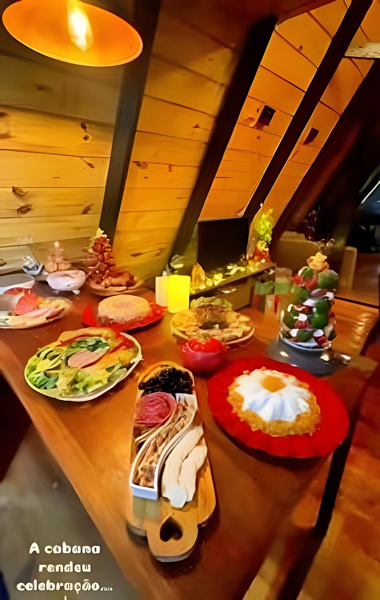 Chalé Recanto — cabana A-frame próxima ao lago com ofurô e c