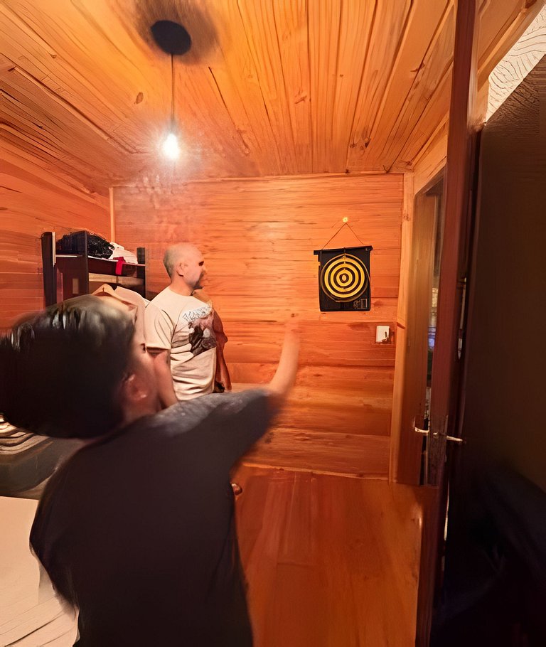 Chalé Recanto — cabana A-frame próxima ao lago com ofurô e c