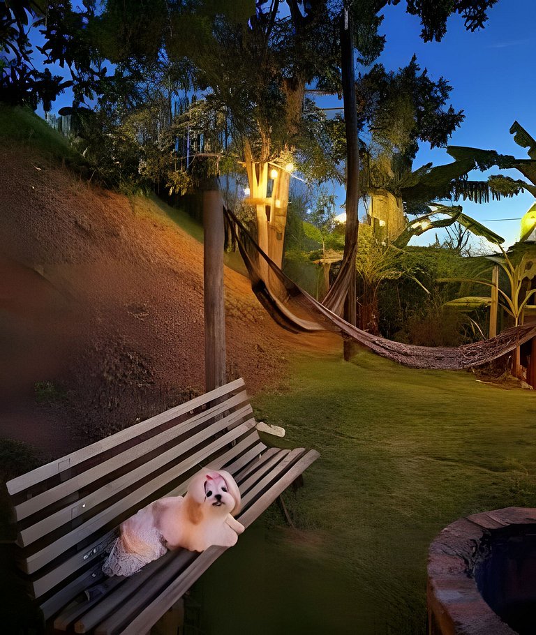 Chalé Recanto — cabana A-frame próxima ao lago com ofurô e c